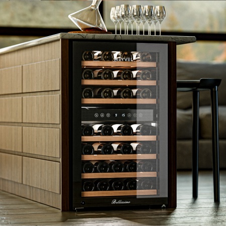 Винный шкаф Meyvel MV45-KBF2 двухзонный отдельностоящий